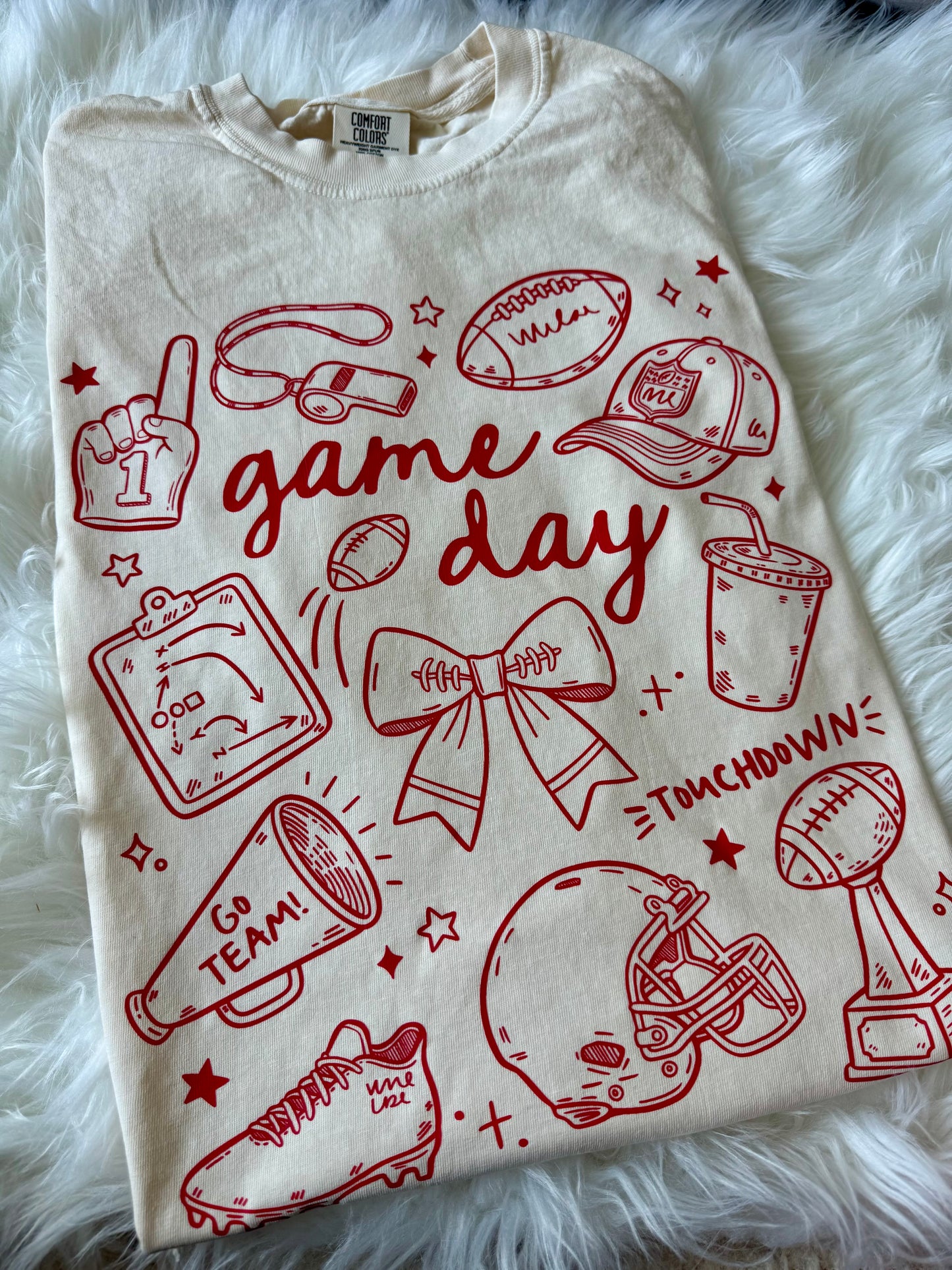 Gameday Football Doodles - Adult Sizes