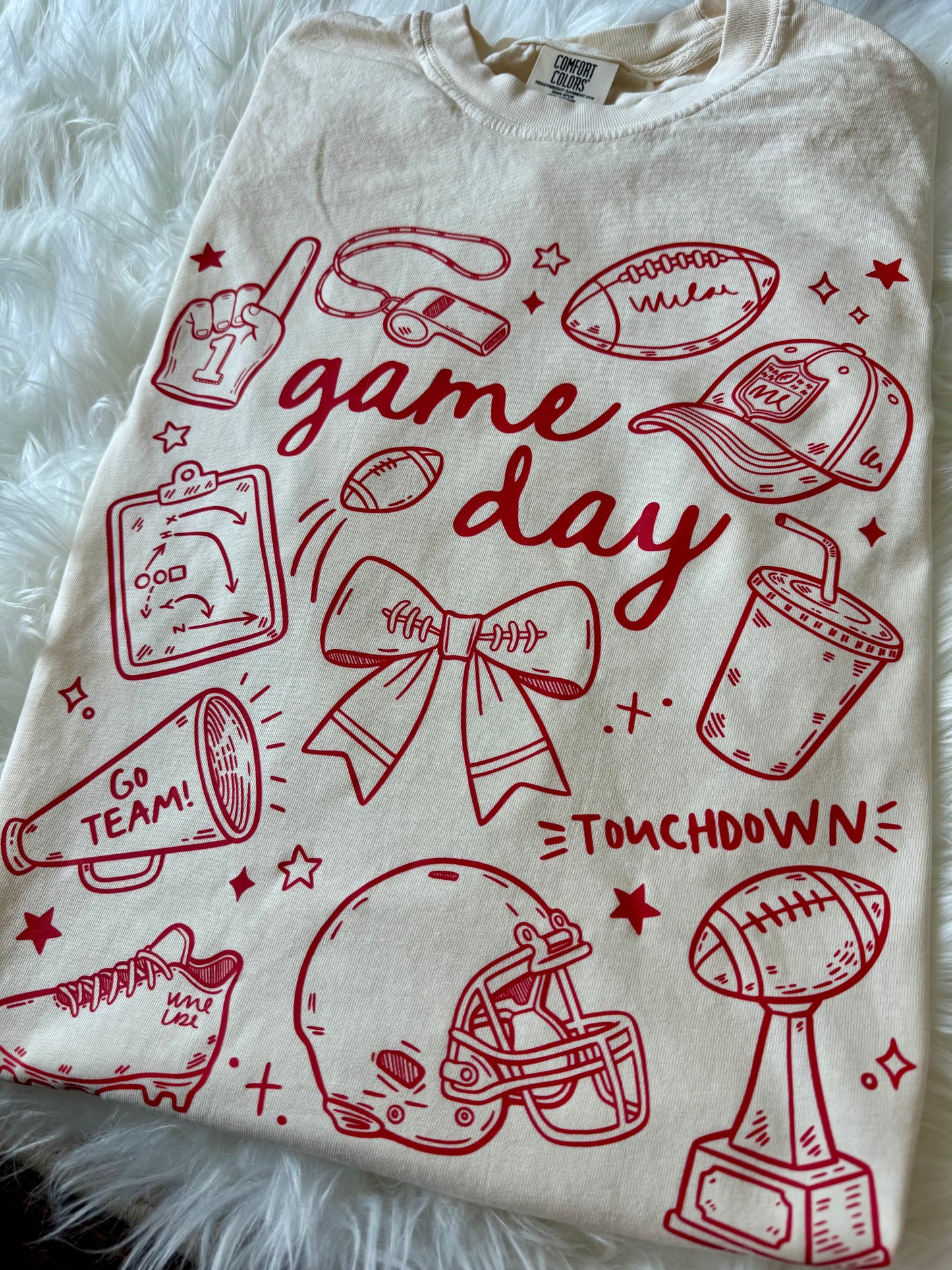 Gameday Football Doodles - Adult Sizes