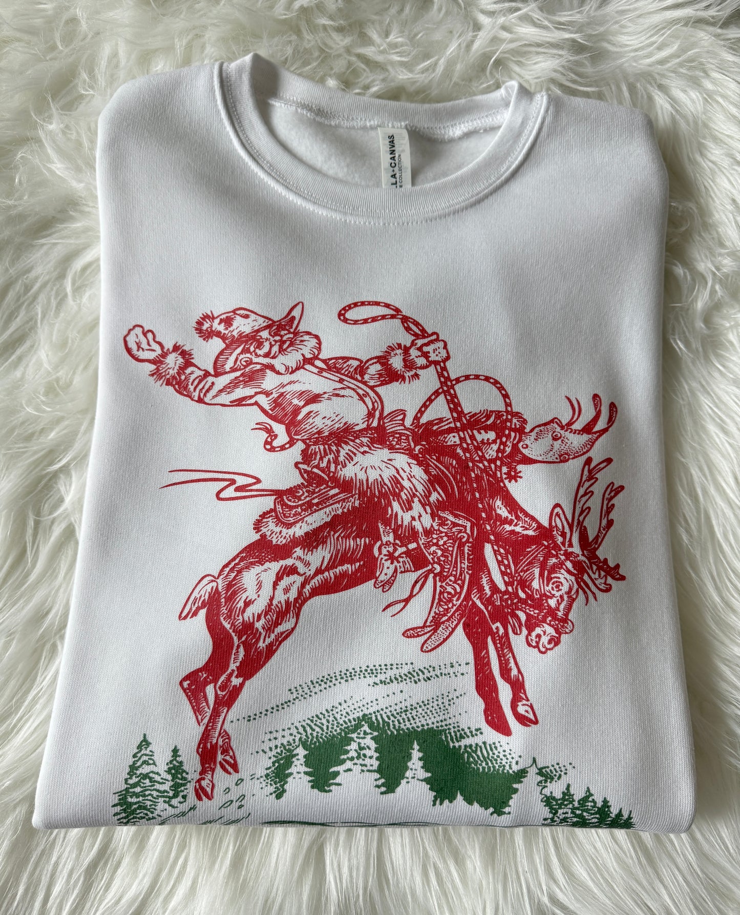 Saddle Up, Santa Crewneck