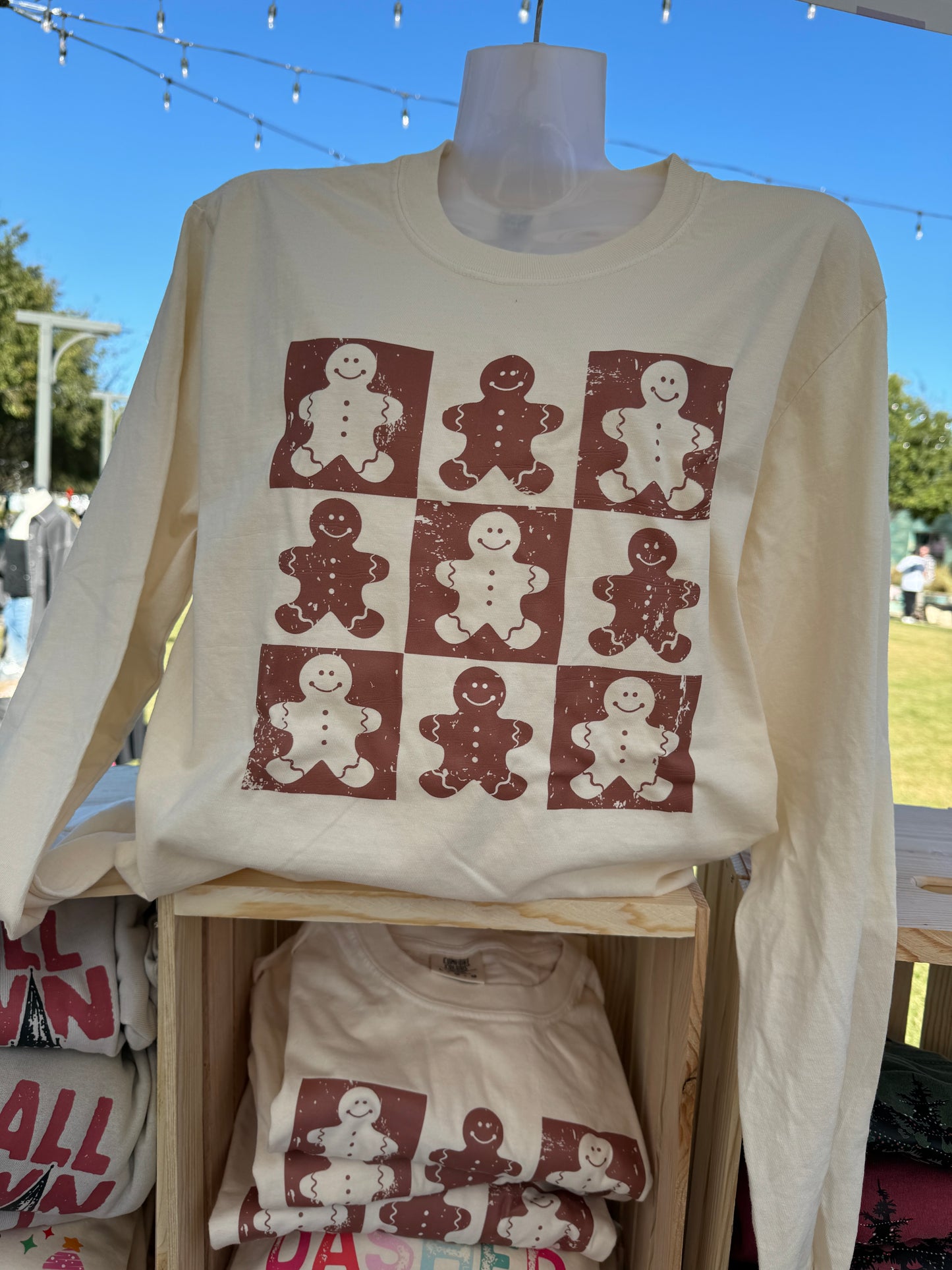 Gingerbread Checkered Shirt