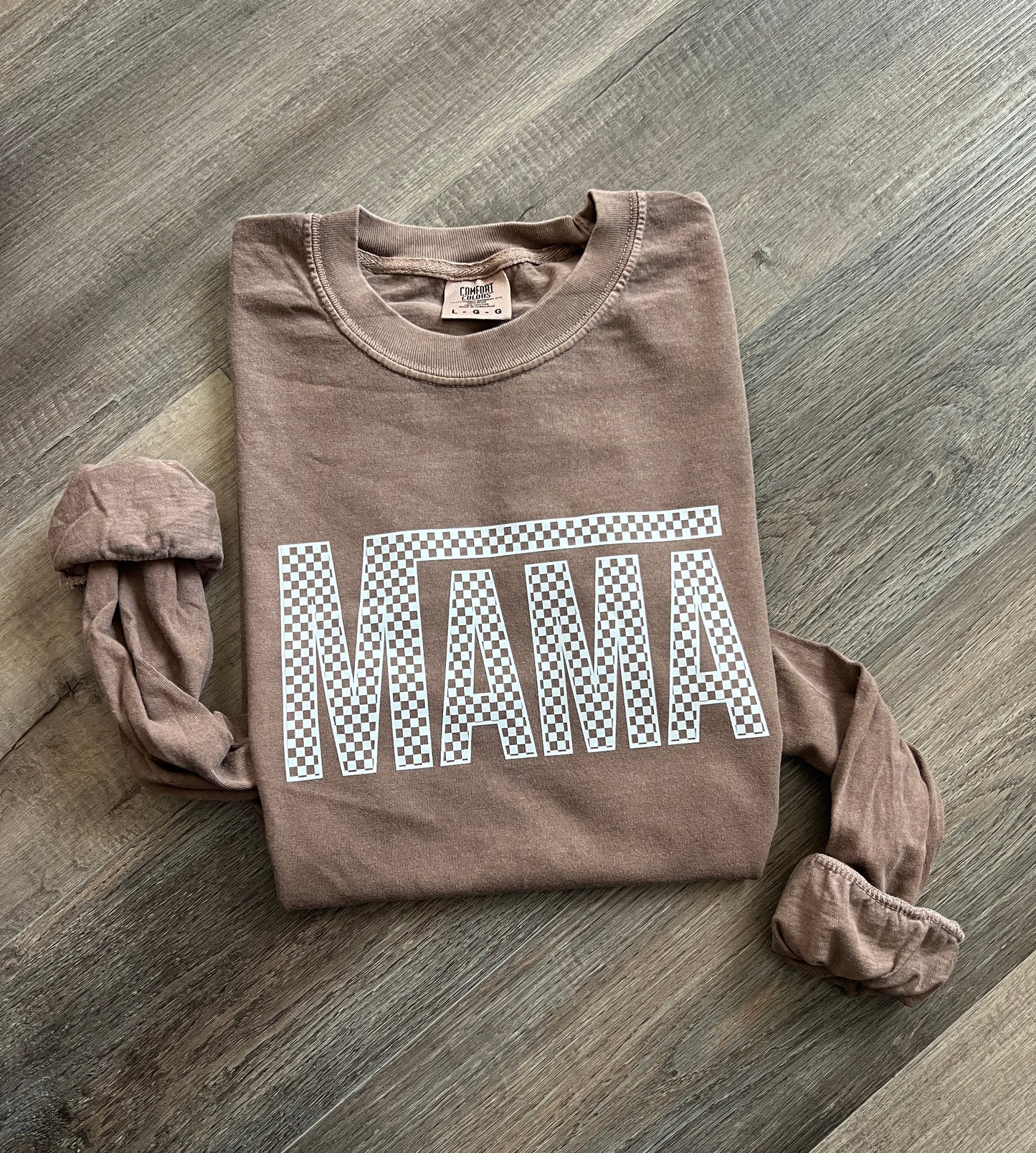 Checkered Mama Tee or Sweatshirt