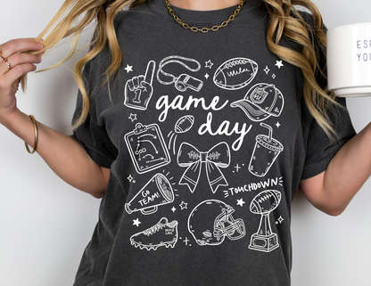 Gameday Football Doodles - Youth Sizes