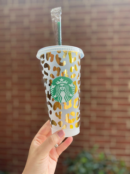 Leopard Custom Starbucks Cup