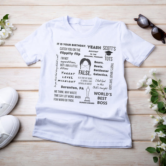 The Office Inspired Quote Tee